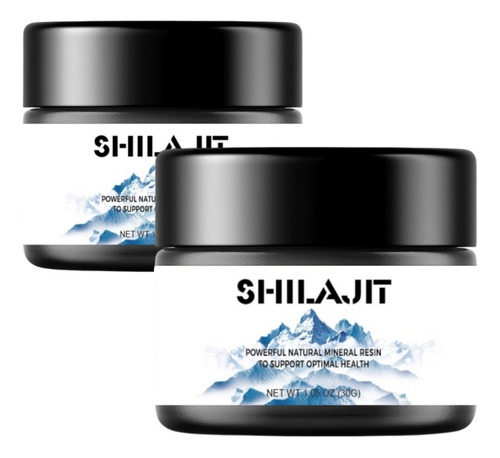 2 Piezas De Resina De Shilajit Siberiana Original Del Himala