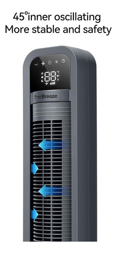 Ventilador Torre Omnibreeze, C/ Remote Control, Led, 1 Me...