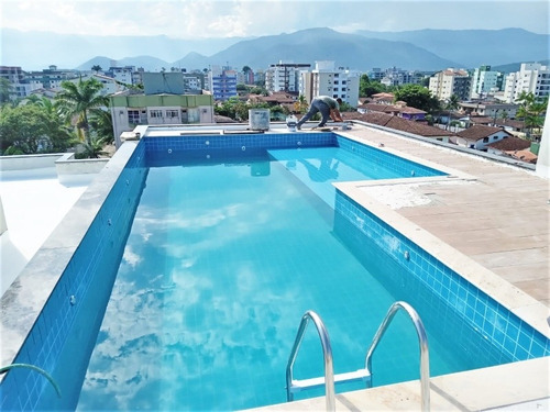 Imagem 9 de 30 de Apartamento Novo Ubatuba, Mobiliado, Sala E Cozinha Show Completa, Itaguá, 2suit,2vagcob., Piscina.