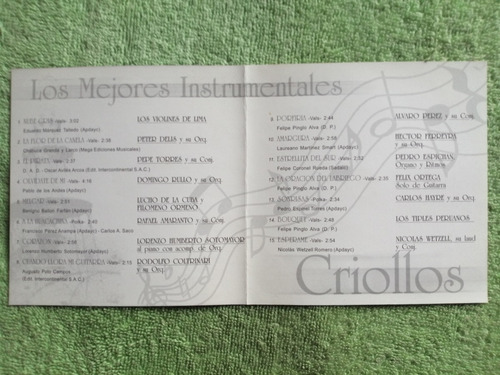Eam Cd Los Mejores Instrumentales Criollos Violines De Lima