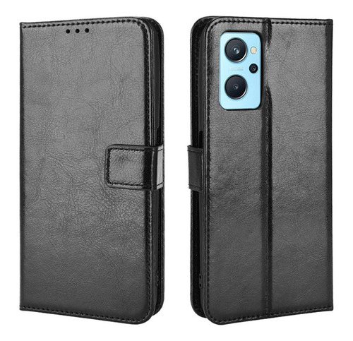 Funda Tipo Cartera De Piel Con Tapa Anticaída Para Oppo A76