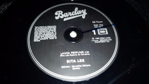 Rita Lee Lanza Perfume Caso Serio Vinilo Maxi France Rareza