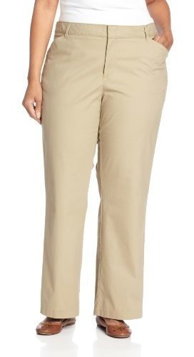 Dickies Plussize De La Mujer Pantalon Sarga Elastico Recto R