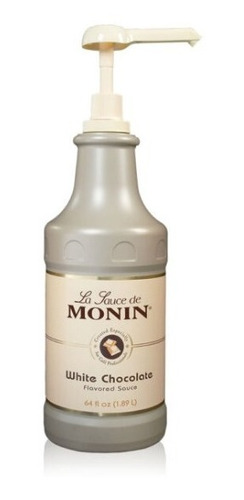 Salsa Monin Chocolate Blanco Botella 1.89 Litros
