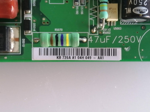 Y-sus Samsung Pn63c7000, Lj41-08416a / 726a / Lj92-01726a / (Usado)
