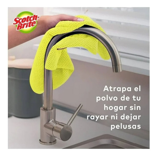 13 Pzas Paño De Microfibra Scotch Brite 30 X 30 Cm Varios Co