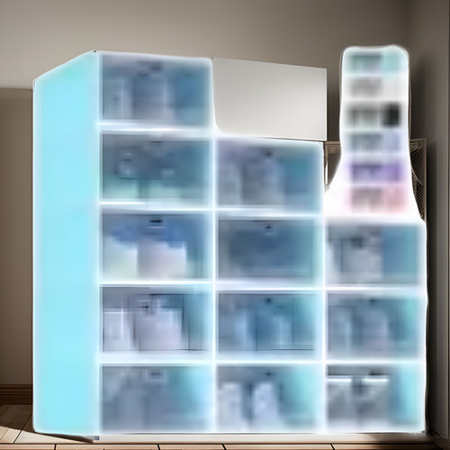 20 Pzs Zapatera Caja Apilable Plegable Organizador Multiusos