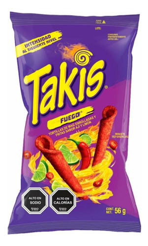 Takis 56 G ( Fuego ,original , Explosión)