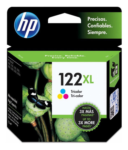 Cartucho De Tinta Hp #122xl Color Ch564hl