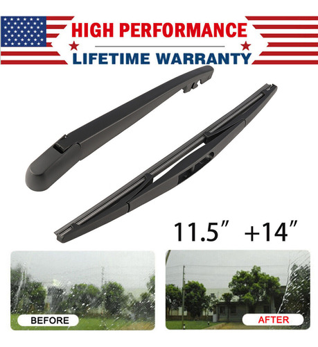 Rear Wiper Arm Blade For Honda Cr-v Crv 2007-2011 Acura  Jjb