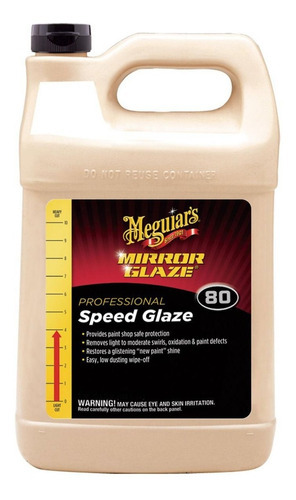 Abrillantador Speed Glaze De Meguiars M8001 Color Crema