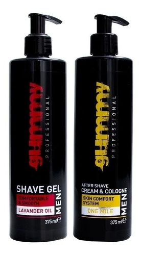 Gummy Duo Shave Gel Y After Shave 375ml C/u Afeitado Barber
