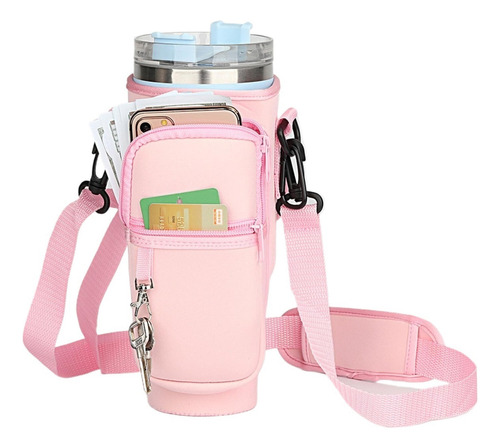 1pcs Bolsa Portabotellas De Agua Para Vaso D 40oz Con Asa