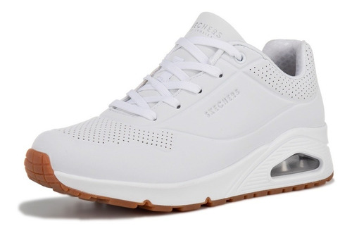 Tenis Skechers Uno Mujer 73690wht