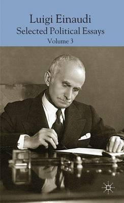 Libro Luigi Einaudi: Selected Political Essays - Domenico...