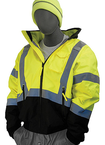 Chaqueta Impermeable 8 1 Alta Visibilidad Forro Ansi 3 R