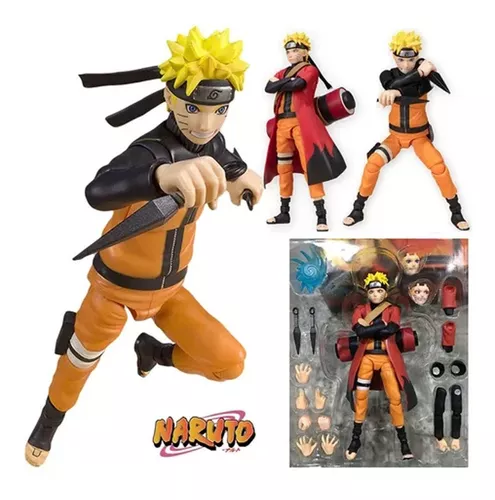 Boneca De Mudança De Rosto Uzumaki Naruto Com Articulações