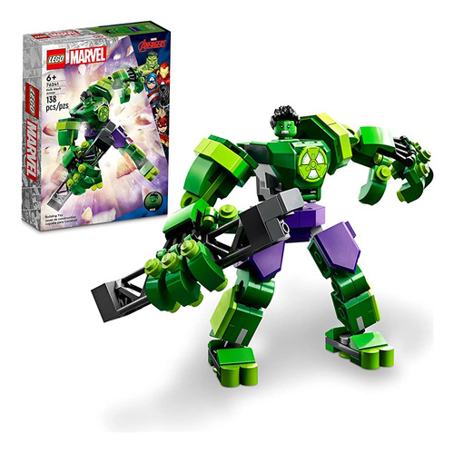 Lego Marvel Hulk Mech Armor 76241, Juego De Figuras De Acció