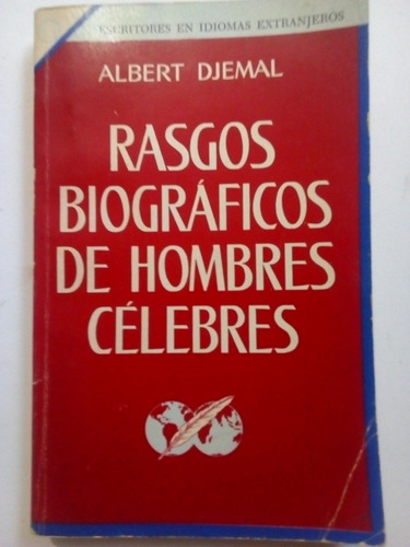 Libro Novaro 1959 Rasgos Biográficos De Hombres Célebres