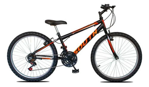 Bicicleta Aro 24 Laranja U