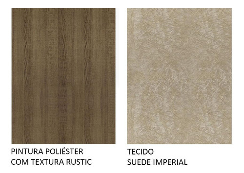 Juego de Comedor con Mesa y 6 Sillas Renata Madesa Color Marron/Imperial