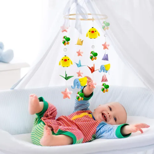 Guardera Mvil Cuna Cama Campana Techo Campana Viento Madera