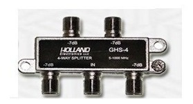 Divisor De 4 Salidas  Holland 150pzas + 10 Candados Para Tap