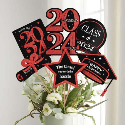 Decoraciones Para Fiesta De Graduacion 2024  Paquete De 30