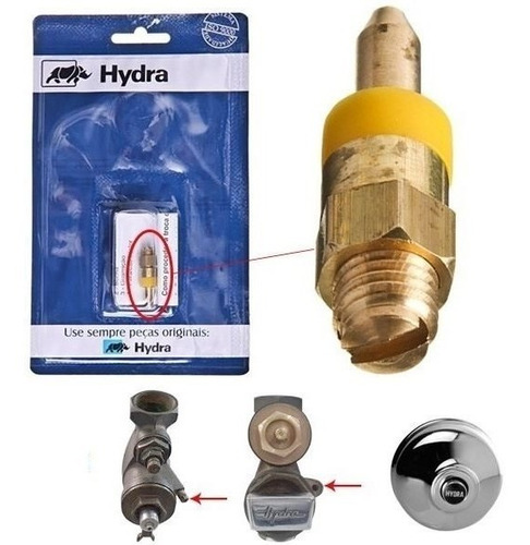 Injetor Hydra 4660002 Valvulas Vcr 2511/vce 2516/lisa 2515 Cor Dourado-escuro