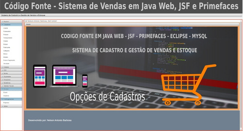 Código Fonte Do Sistema De Gestão De Vendas Em Java Web