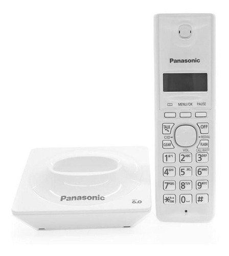 Teléfono Panasonic KX-TG1711 inalámbrico - color blanco