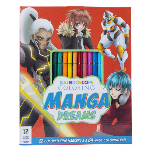 Kaleidoscope Coloring Manga Dreams