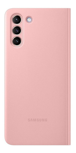 Samsung Case S-view Flip Cover Para Galaxy S21 Plus Rosado