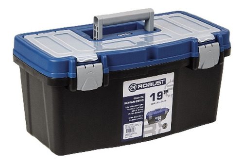 Imagen 1 de 6 de Caja Porta Herramientas Con Gaveta Y Bandeja Maletin Robust