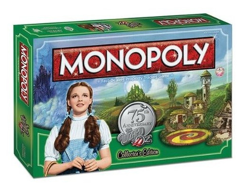 Monopoly: El Mago De Oz Edición Del 75 Aniversario Del Colec