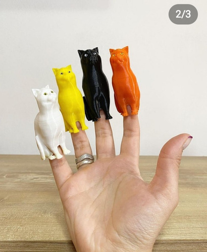 Títere De Dedo Gatito