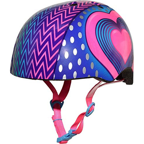 Casco De Bicicleta Para Niños Raskullz Led Hearts - Multicol