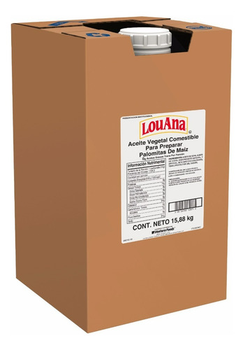 Aceite Mantequilla Louana Para Palomitas Original 10 Lts.