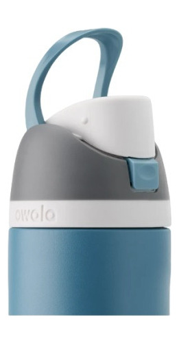Garrafa Termica Owala Freesip de acero inoxidable, 32 onzas/946 ml, color gris
