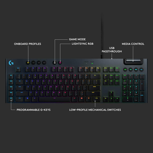 Teclado Mecánico Logitech G G815 Rgb Para Juegos (táctil)