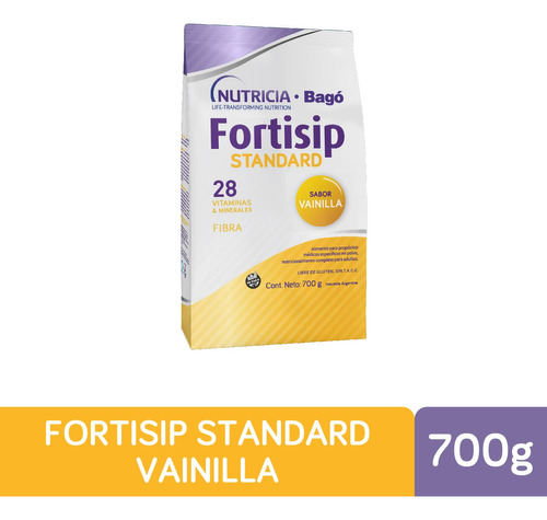 Fortisip Standard Nutricia Bago Sabor Vainilla Pouch 700g