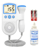 Comprar Kit Doppler Fetal Batimentos Bebe Sonar  Grávida Pilhas Gel