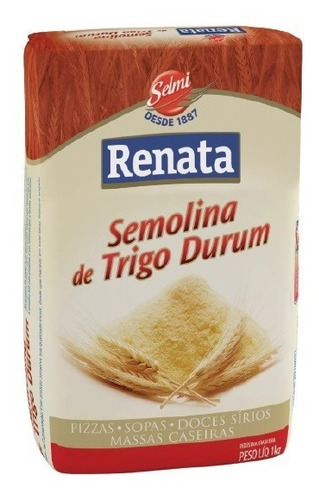 Farinha De Trigo Semolina Renata 1kg