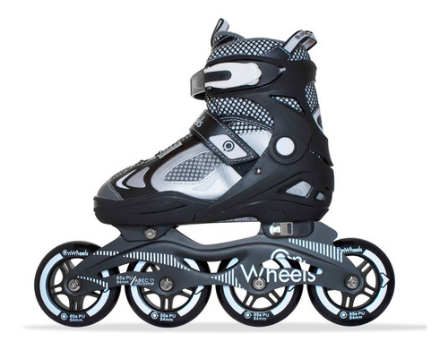 Patines En Linea Ajustables Semiprofesional Onwheels+maleta