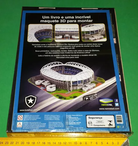 Novo Mini Estadio Do Botafogo Maquete Oficial Engenhão 3d