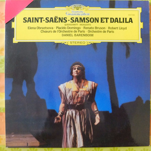 Vinilo Música Clásica: Saint-saëns, Samson Y Dalila
