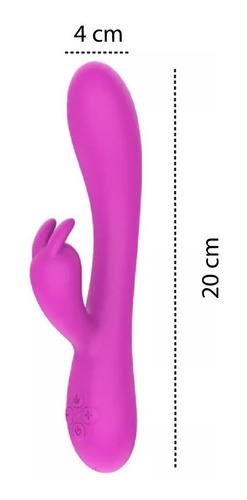 Vibrador De Conejo Dildo Consolador Recargable Calefacción
