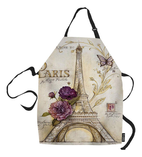 Ssoiu Delantal Cocina Paris Estilo Vintage Torre Eiffel Para