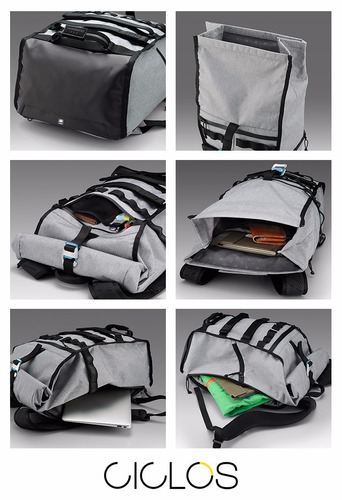 Mochila Urbana Viaje Shimano Excalibur T23 Lts Gris
