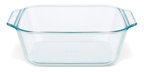 Fuente Asadera Pyrex Vidrio Horno Cuadrada Deep 20x20cm